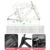 HIMALO Carbon Fiber Road Bike Frameset Disc Brake Off-Road Racing Frame 45/48/51/54cm EPS Internal Routing 100/142mm Thru Axle Frame with Fork(54cm) view 3