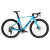 HIMALO Gravel Bike Frameset 700c Carbon Road Bike Frame 45/48/51/54cm Thru Axle F12x100mm/R12x142mm Disc Brake Frame Internal Routing Lightweight(Blue,51CM) view 2