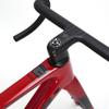 HIMALO Road Bike Frameset 700C Carbon Disc Brake Frame 45/48/51/54CM BB86 100/142mm Thru Axle Frame Set Full Internal Routing(54CM Red) view 3