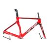 HIMALO Road Bike Frameset Disc Brake Carbon Fiber Racing Frame 46/48/50/52/54cm Thru Axle 100/142mm for 700C Wheel(52CM) view 1