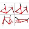 HIMALO Road Bike Frameset Disc Brake Carbon Fiber Racing Frame 46/48/50/52/54cm Thru Axle 100/142mm for 700C Wheel(52CM) view 2