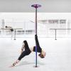Adjustable Height Spinning Pole Adjustable Dancing Pole for Beginners and Professionals, Portable Stripper Pole, Home Club Bar Gym Dance Poles, Spinning & Static Fitness Pole(2.37m-2.875m(7.8ft-9.4ft) view 1