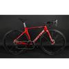 HIMALO 700c Road Bike Frameset Thru Axle 100/142mm Lightweight Carbon Disc Brake Frame 46/48/50/52/54cm Wind-Breaking Frame Internal Routing(Red,54CM) view 2