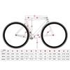 HIMALO 700C Road Bike Frameset Carbon Race Bike Frame 48/50/52CM Lightweight Disc Brake Frame Thru Axle F12x100mm/R12x142mm(48CM) view 2