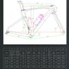 HIMALO Carbon Road Bike Frameset 45/48/51/54cm Disc Brake Racing Frame Thru Axle Lightweight Climbing Cross-Country Frame(White,51CM) view 3