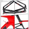 HIMALO Carbon Road Bike Frameset 45/48/51/54cm Disc Brake Racing Frame Thru Axle Lightweight Climbing Cross-Country Frame(White,51CM) view 4