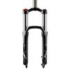 Fat Bikes Front Fork 20 Inch For 4.0" Tire Oil Spring Suspension Forks 1-1/8" Disc Brake QR 9mm Travel 100mm Manual Lock For Snow Beach XC Mountain Bikes Electric Bikes Magnesium + Aluminum Alloy Blac view 1