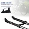 Fat Bikes Front Fork 20 Inch For 4.0" Tire Oil Spring Suspension Forks 1-1/8" Disc Brake QR 9mm Travel 100mm Manual Lock For Snow Beach XC Mountain Bikes Electric Bikes Magnesium + Aluminum Alloy Blac view 3