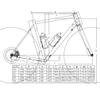 HIMALO 700c Road Bike Frameset Steel Disc Brake Frame 12X142mm Carbon Fork 12X100mm Thru Axle Frame Set 44/47/50/53/56CM Internal Routing(C,50cm) view 2
