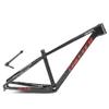 HIMALO Carbon Mountain Bike Frame 27.5er 29er Hardtail Bike Frame XC/AM 15''/17''/19'' Disc Brake Bike Frame Thru Axle 12x142/148mm Internal Routing(Black Red,29 * 19'') view 1