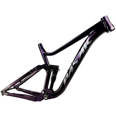 HIMALO Full Suspension Mountain Bike Frame 27.5er/29er Downhill Bike Frame 16''/18'' 3.0 Tires Boost Thru Axle Frame 148mm DH/XC/AM(Purple,27.5 * 18'')