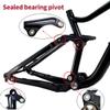 HIMALO Full Suspension Mountain Bike Frame 27.5er/29er Downhill Bike Frame 16''/18'' 3.0 Tires Boost Thru Axle Frame 148mm DH/XC/AM(Purple,27.5 * 18'') view 3