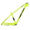 HIMALO Carbon Mountain Bike Frame 27.5er 29er Hardtail Bike Frame 15''/17''/19'' Lightweighting Disc Brake Frame QR 135MM Internal Routing(Yellow,17'') view 1