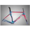 HIMALO Carbon Road Bike Frameset 46/48/50/52/54cm Wind Breaking Racing Frame C Brake Frame QR 100/130mm Internal Routing(Red,48CM) view 1