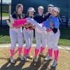 Baseball Socks and Belt Combo for Youth Adult - Softball Socks and Belt for Boys and Girls (Pink) view 2