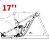 HIMALO Downhill Mountain Bike Suspension Frame 27.5er 29er XC/FR/DH Bike Frame 15.5''/17''/18'' Disc Brake Thru Axle Boost 12x148mm/142mm with Rear Shocks(Titanium,17'') view 2