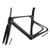 HIMALO 700c Road Bike Frameset Lightweight Carbon Racing Frame 43.5/46/48/50/52/54/56cm Disc Brake Frame Internal Routing Thru Axle F100mm/R142mm(48CM) view 1