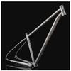 HIMALO Bike Frame Cr-Mo Steel 27.5er Hardtail Mountain Bike Frame 15''/17''/19'' Disc Brake Rigid Frame Thru Axle 12x142mm XC/AM(Dark Gray,27.5 * 15'') view 1