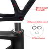 HIMALO 700c Road Bike Frameset Disc Brake Carbon Frame 48/50/52/54CM 100/142mm Thru Axle Racing Frame Internal Routing BB86(52cm) view 3