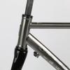 HIMALO Disc Brake Road Bike Frameset 700C Cr-Mo Steel Frame Thru Axle 100/142mm 28c Fat Tires Bicycle Frame 44/47/50/53/56CM(Dark Gray,50cm) view 3