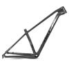 HIMALO Carbon Mountain Bike Frame 27.5er 29er Hardtail Bike Frame 15''/17''/19'' Lightweighting Disc Brake Frame QR 135MM Internal Routing(Black,19'')