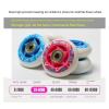 85A 64mm 68mm 70mm Inline Skate Wheels with Bearings Inline Replacement Wheels Easy to Install Inline Wheels for Smooth and Fast Ride for Teens Indoor Outdoor (orange,68mm) view 3