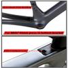 HIMALO Carbon Road Bike Frameset 700C Race Frame 43.5/46/48/50/52/54CM Disc Brake Broken Wind Frame Thru Axle F12x100mm/R12x142mm(50CM) view 4