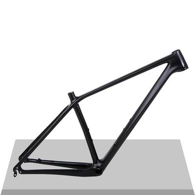 HIMALO Carbon Bike Frame 27.5er 29er Hardtail Mountain Bike Frame 15''/17''/19'' XC AM Disc Brake Frame QR 135mm Internal Routing(Matte Black,29 * 19'')
