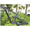 HIMALO Downhill Suspension Frame 27.5er 29er Enduro Mountain Bike Frame 15.5''/17''/18'' Disc Brake Thru Axle Boost Bike Frame XC/DH/FR,with Rear Shocks(Black,17'') view 1