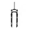 HIMALO Bike Fat Fork 20'' 26 Inch 4.0" Tire Snow Beach E-Bike Suspension Fork Travel 100mm Disc Brake 1-1/8" Bicycle Front Fork QR 9mm Manual Lock(20inch Black) view 1