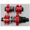 HIMALO Mountain Bike Hubs 24 Holes Disc Brake Bike Front Rear Hub Set Straight Pull Sealed Bearing Hub Thru Axle 100/142mm,for XD/XDR 11 12 Speed(Red 24H) view 1