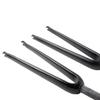 HIMALO Road Bike Fork 700c Carbon Rigid Fork 28.6mm Straight Steerer Threadless C Brake Fork QR 9 * 100mm(Glossy Black) view 4
