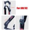 HIMALO 20 Inch Bike Suspension Forks Mechanical Fork Travel 80mm Bike BMX Folding Bicycle Front Fork 1-1/8" Straight Fork 9mm QR Manual Lockout(20inch White) view 3