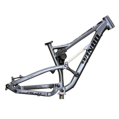 HIMALO 26er/27.5er Mountain Bike Suspension Frame 16.5'' Aluminium Alloy Bike Frame Disc Brake Thru Axle 12 * 142mm(Dark Gray,27.5 * 16.5'')