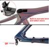 HIMALO Bike Carbon Fiber Frame 27.5er 29er Hardtail Mountain Bike Frame 15''/17''/19'' Internal Routing Disc Brake Frame QR 135mm XC AM(Orange,29 * 15'') view 4
