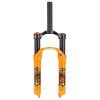 HIMALO 26/27.5/29 Bike Air Suspension Fork Travel 100mm, 28.6mm Straight Tube QR 9mm Crown Lockout XC Mountain Bike Front Forks Disc Brake(Orange,26inch) view 1