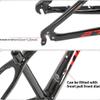HIMALO Carbon Fiber Bike Frame 15'' 17'' 19'' Hardtail Mountain Bike Frame 27.5er 29er Disc Brake Frame QR 135mm Internal Routing XC AM(Red,27.5 * 17'') view 4