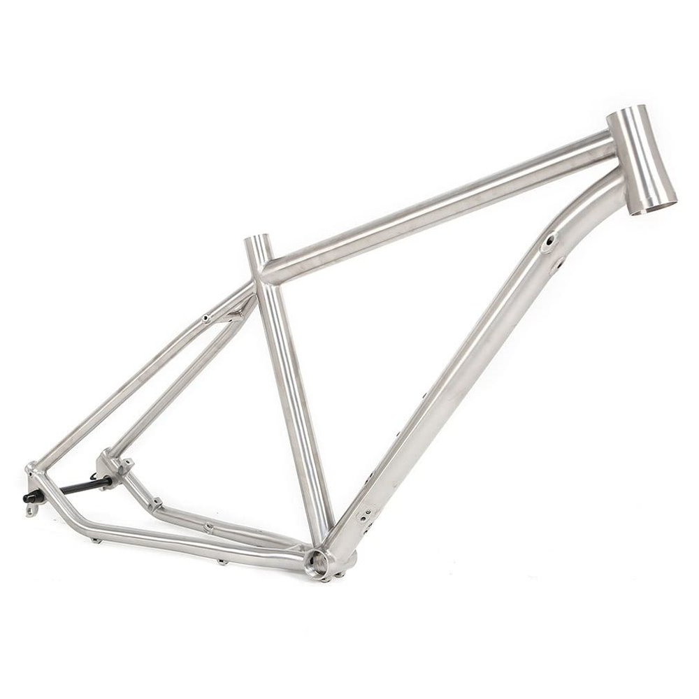 HIMALO Titanium Alloy Mountain Bike Frame 27.5er 29er 15.5''/17''/19'' Bike Frame XC AM Disc Brake Rigid Frame Thru Axle 12x142mm Lightweight(29 * 19'')
