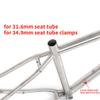 HIMALO Titanium Alloy Mountain Bike Frame 27.5er 29er 15.5''/17''/19'' Bike Frame XC AM Disc Brake Rigid Frame Thru Axle 12x142mm Lightweight(29 * 19'') view 4