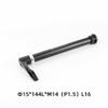 Bike Front Fork Spindle Lock, Quick Release Thru Axle, 12x100mm 15x100/110mm Axle, Lightweight Alloy Wheels Hub Front and Rear Clip Bolt Lever Axle Set (15x100mm) view 2