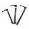 Bike Front Fork Spindle Lock, Quick Release Thru Axle, 12x100mm 15x100/110mm Axle, Lightweight Alloy Wheels Hub Front and Rear Clip Bolt Lever Axle Set (15x100mm) view 3