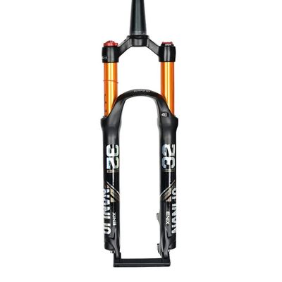 HIMALO Mountain Bike Suspension Fork 26/27.5/29 Bike Fork Travel 100mm Bike Air Suspension Fork 1-1/2'' Tapered Tube Manual/Remote Lockout AM XC Bicycle Front Fork QR 9mm(Manual,26inch)