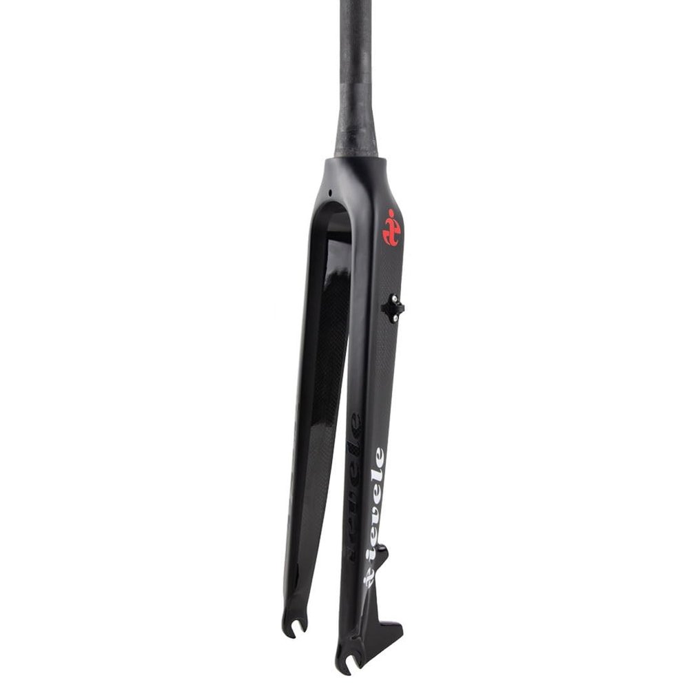 HIMALO Mountain Bike Rigid Fork 26 27.5 29 Carbon Fiber Bike Fork Disc Brake Rigid Forks 1-1/2" Tapered Threadless Ultralight 9mm QR Hard Forks(Black,27.5'')