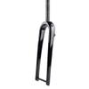 HIMALO 700C Carbon Rigid Fork Gravel Road Bike Fork Disc Brake 12 * 100mm Thru Axle Front Fork 1-1/8 Straight/Tapered(Glossy Black,Straight) view 1