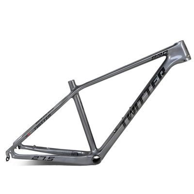HIMALO 27.5er 29er Bike Frame 15''/17''/19'' Hardtail Mountain Bike Frame XC/AM Carbon Rigid Frame Disc Brake QR 135mm Internal Routing(Dark Gray,29 * 17'')