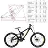 HIMALO Downhill Bike Frame 26er/27.5er Trail Mountain Bike Suspension Frame Travel 200mm Aluminium Alloy Disc Brake Frame Thru Axle 12 * 142mm XC/AM/DH(S/Small) view 2