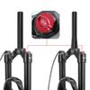 HIMALO 26/27.5/29 Inch Bike Bike Air Suspension Fork Bicycle Front Fork Straight/Tapered Steerer Remote Lockout Ultralight Air Shock Absorber 100mm Travel 9mm QR XC AM Cycling Part(Straight,29inch) view 3