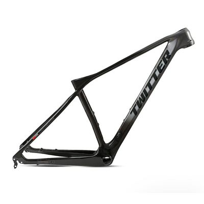 HIMALO 27.5er 29er Bike Frame Carbon Fiber Hardtail Mountain Bike Frame 15''/17''/19'' Disc Brake Frame QR 135mm XC AM Internal Routing(Dark Grey,29 * 15'')