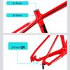 HIMALO 24er Bike Frame Carbon Fiber Mountain Bike Frame 13.5'' Women Students Hardtail Frame XC Disc Brake QR 135mm Internal Routing(White) view 4