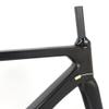 HIMALO Disc Brake Road Bike Frameset Carbon Climbing Cross-Country Racing Frame 45/48/51/54cm Thru Axle 100/142mm Breaking Wind Frame Internal Routing(45CM) view 2